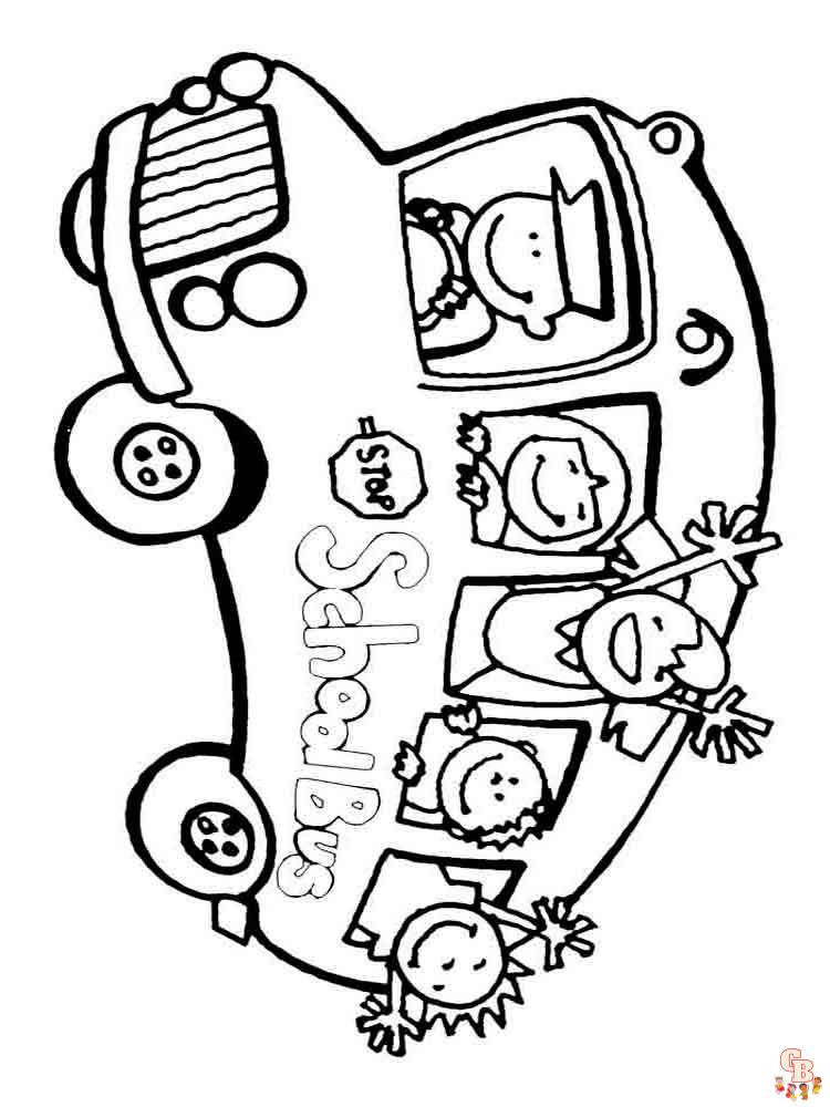 Coloriage bus