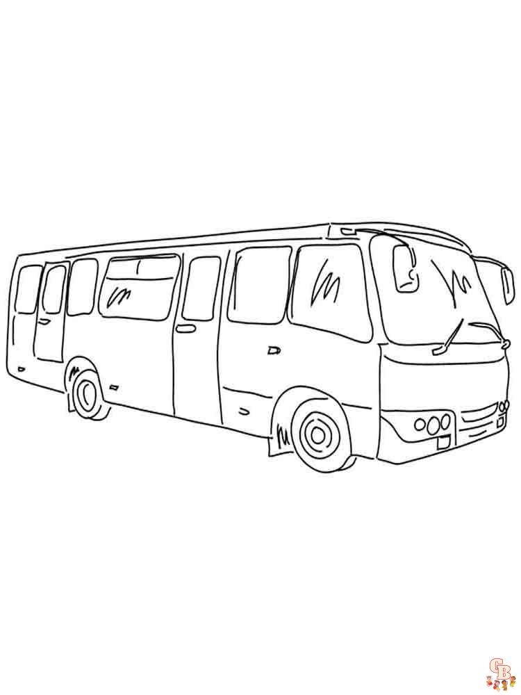 Coloriage bus