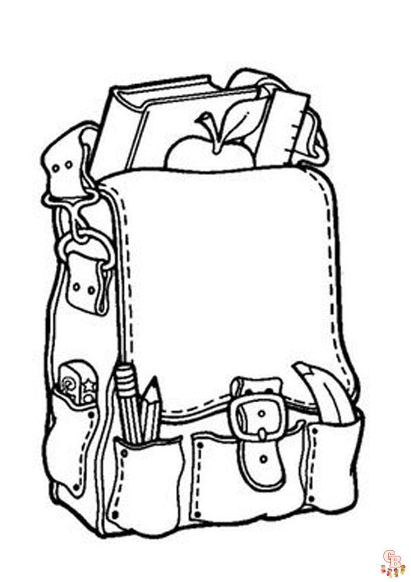 Coloriage cartable