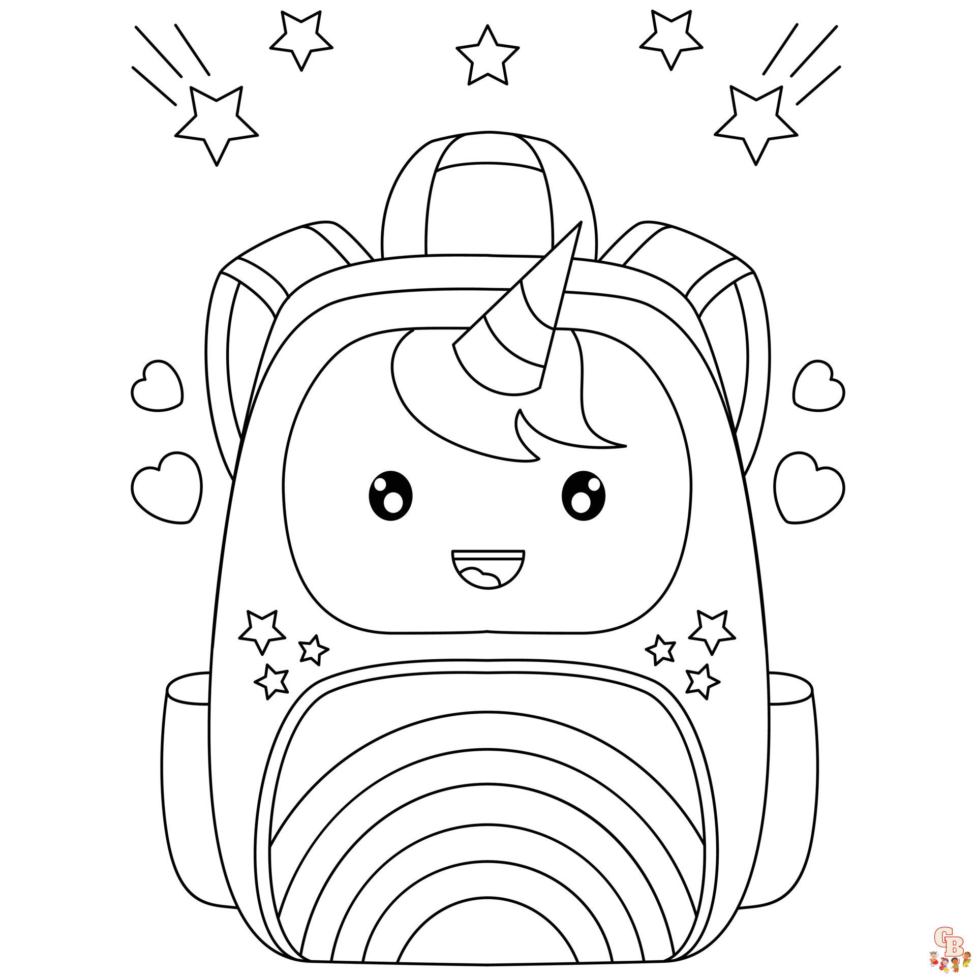 Coloriage cartable