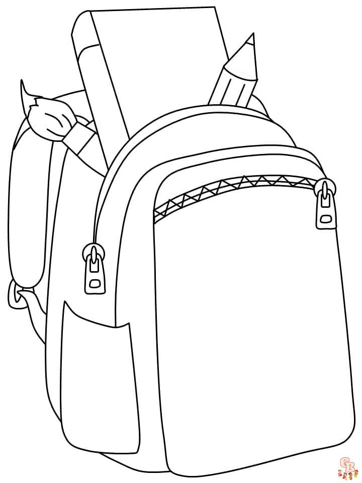 Coloriage cartable