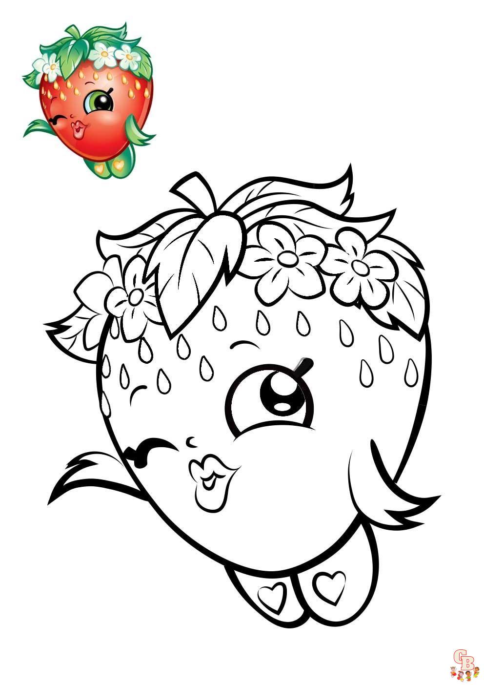 Coloriage fraise