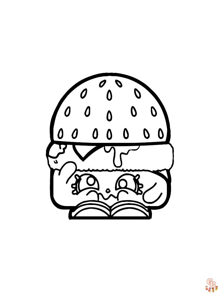 Coloriage hamburger