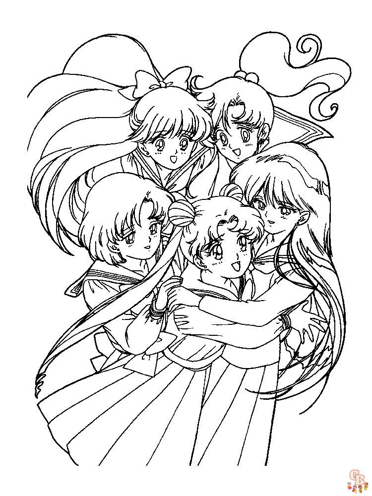 Sailor Moon Coloring Pages