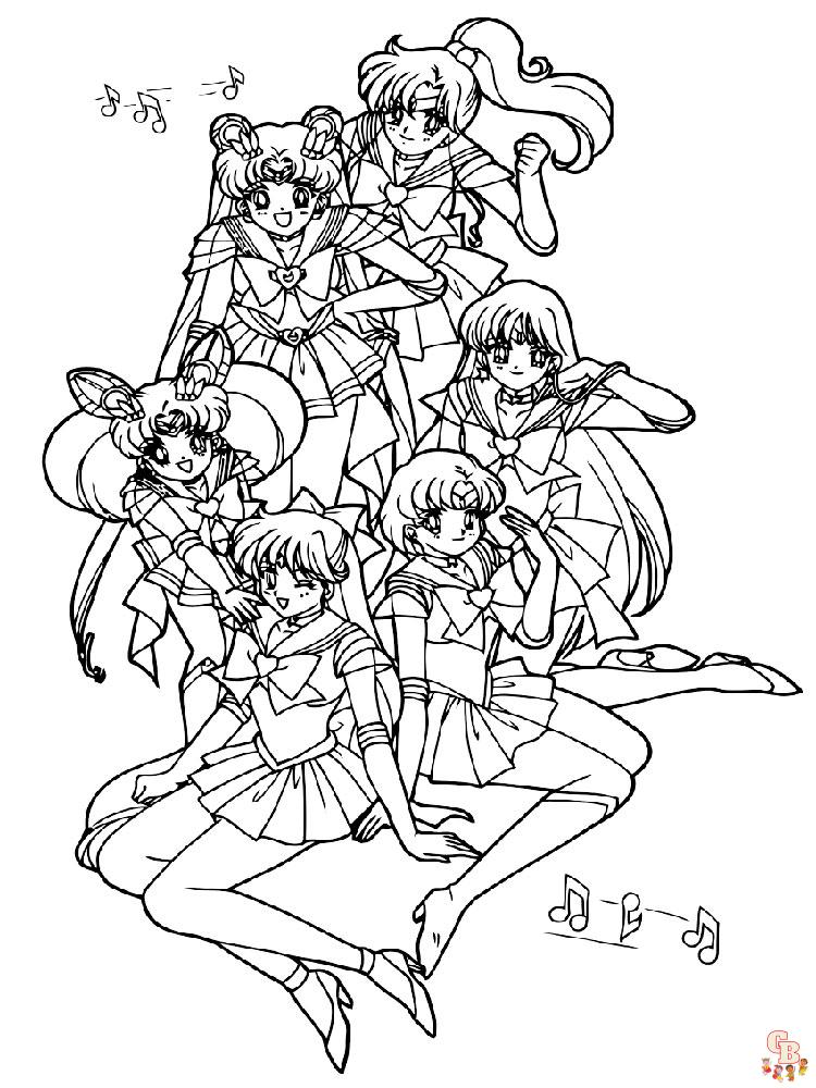 Sailor Moon Coloring Pages