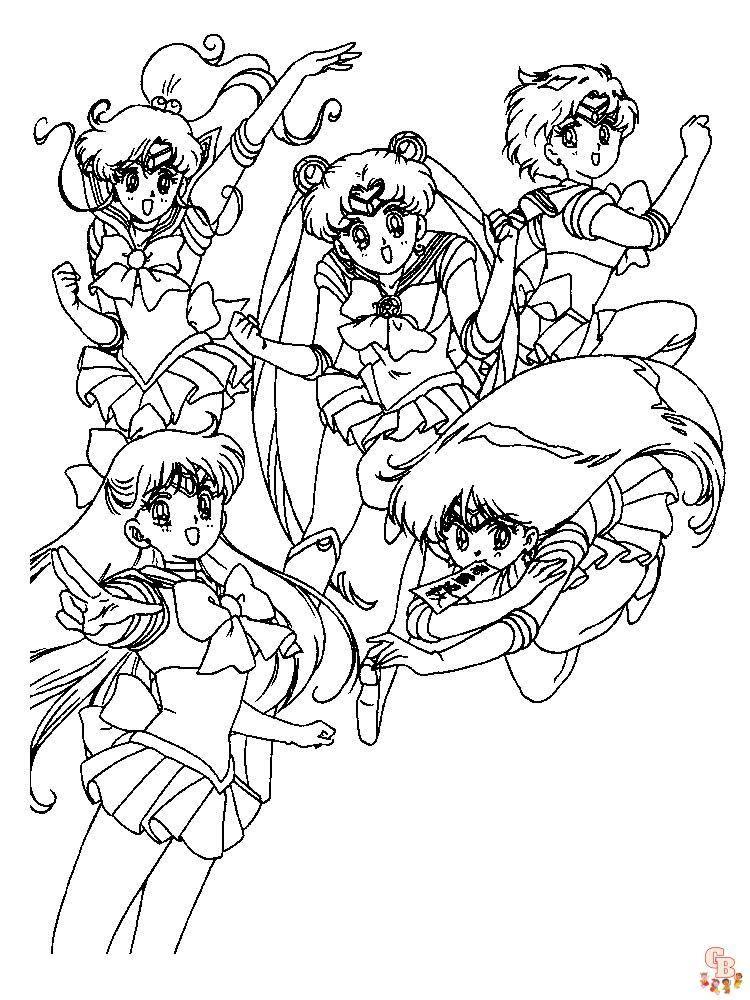 Sailor Moon Coloring Pages