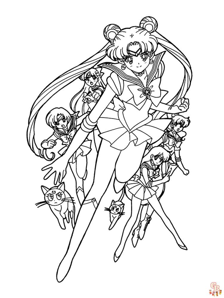 Sailor Moon Coloring Pages