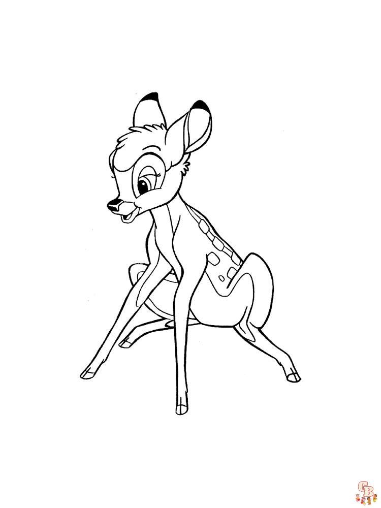 coloriage Bambi