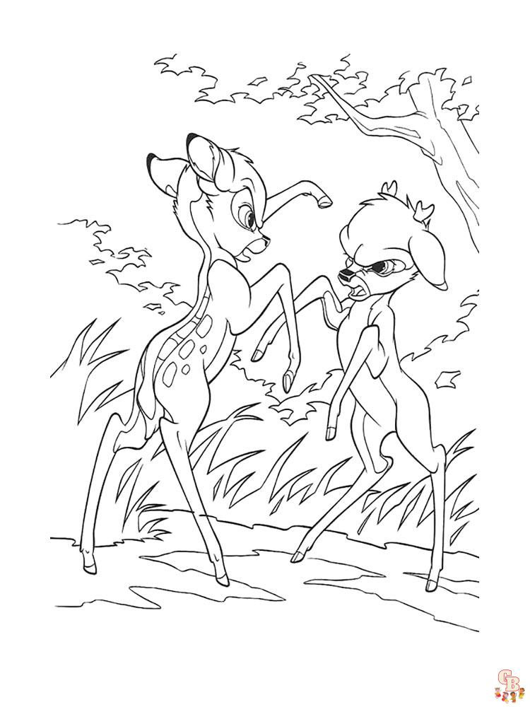 coloriage Bambi