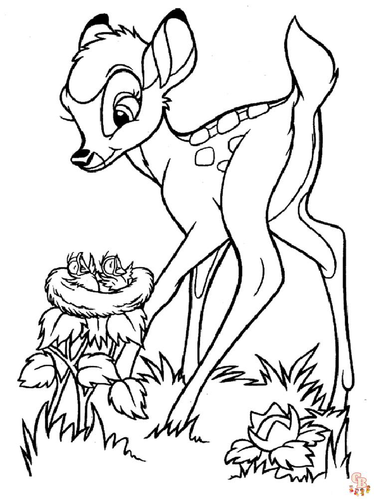 coloriage Bambi