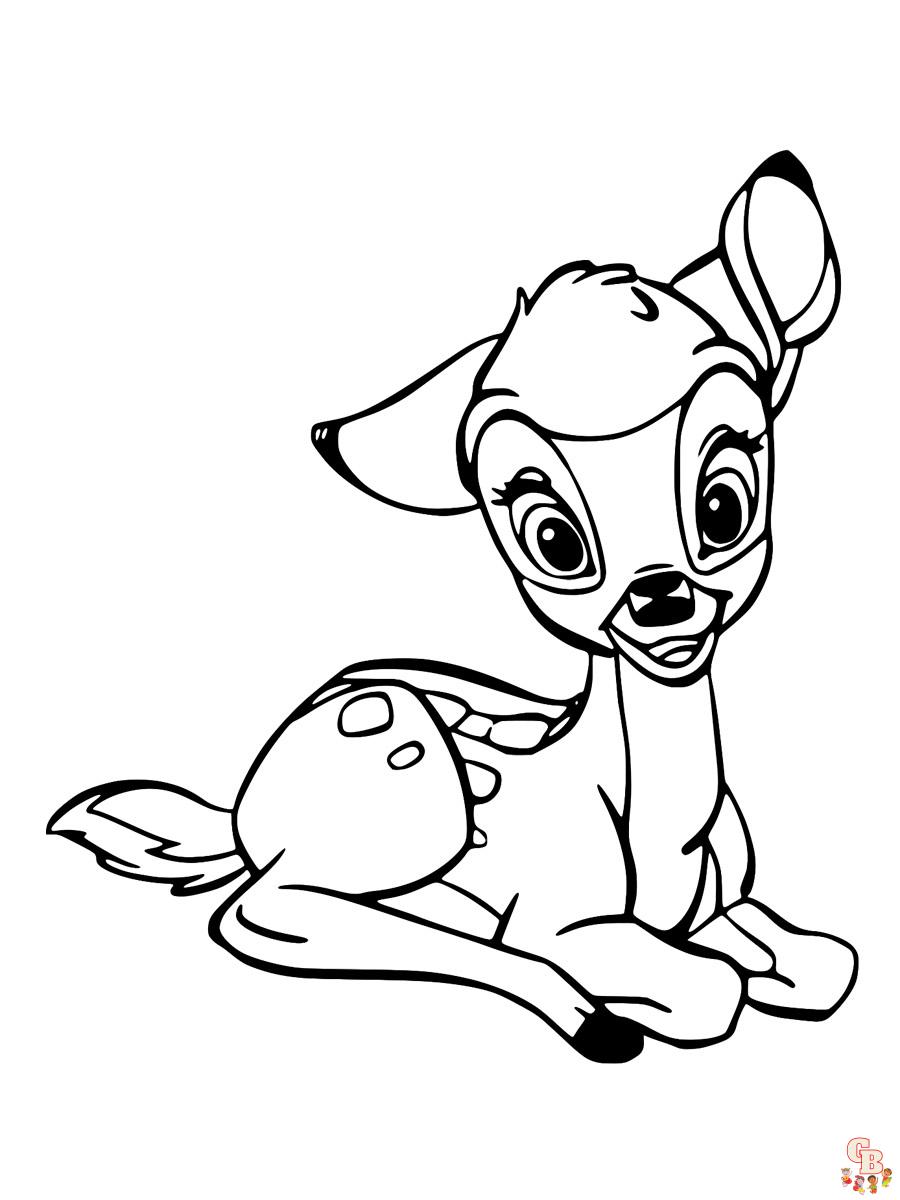 coloriage Bambi