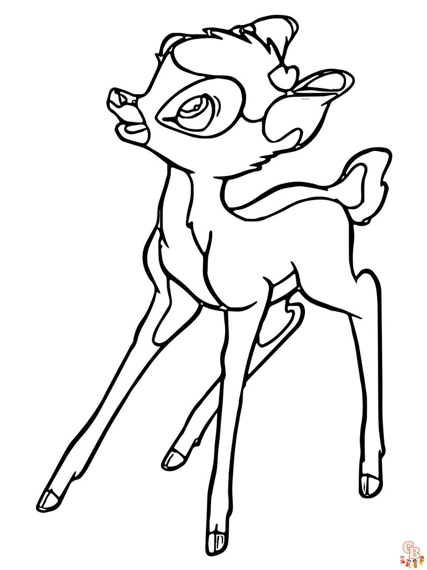 coloriage Bambi