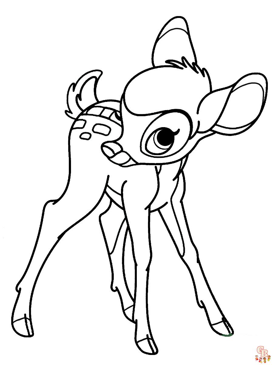 coloriage Bambi