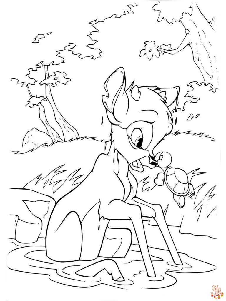 coloriage Bambi