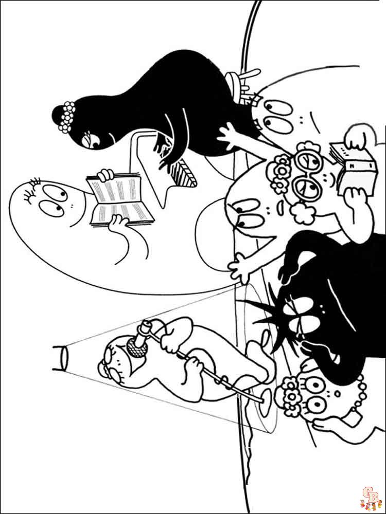 coloriage Barbapapa