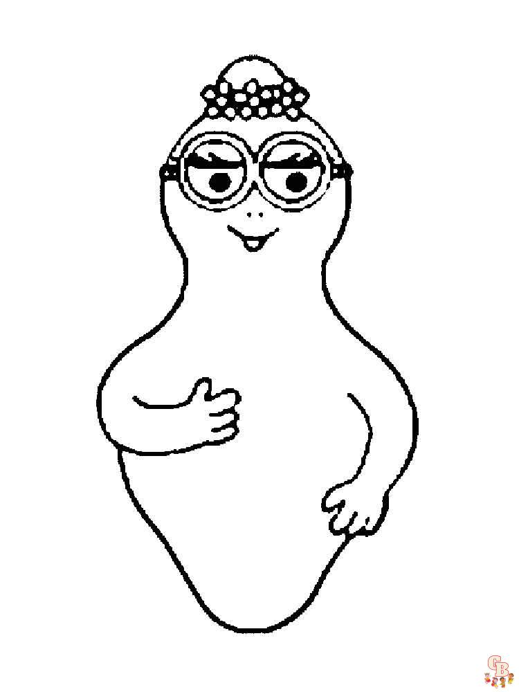 coloriage Barbapapa