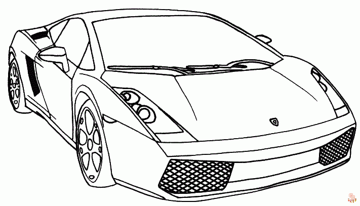 coloriage Lamborghini