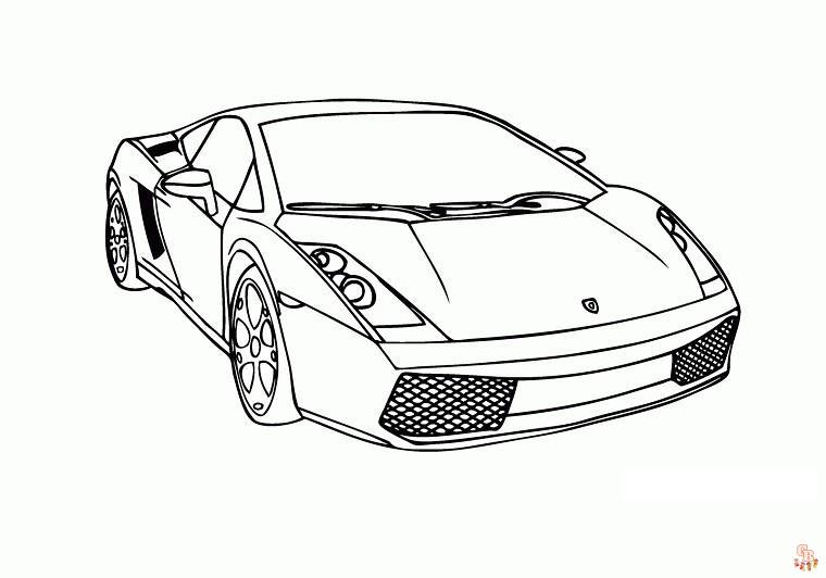 coloriage Lamborghini