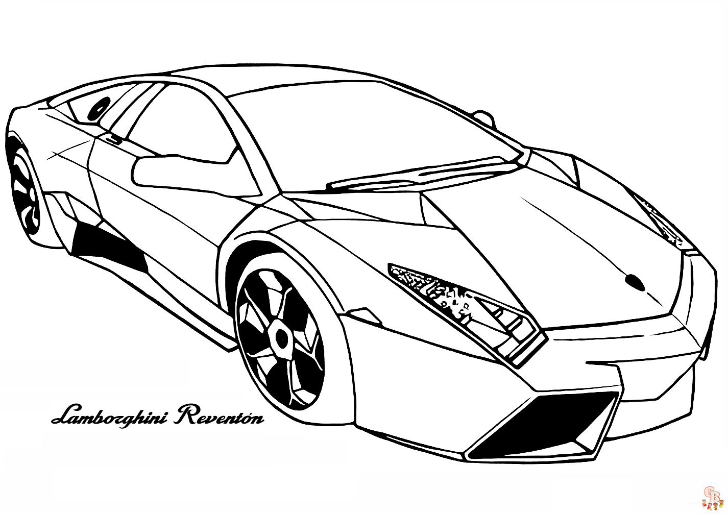 coloriage Lamborghini