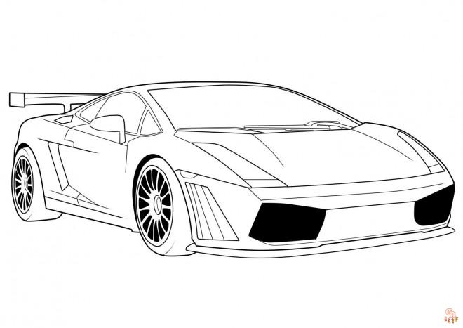 coloriage Lamborghini