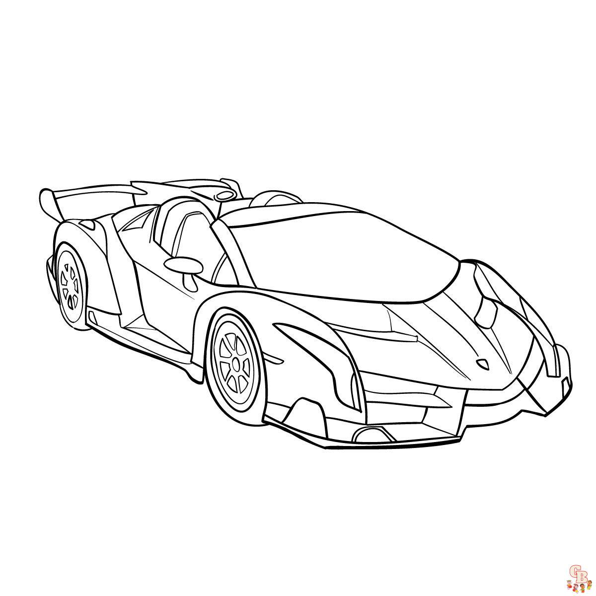 coloriage Lamborghini