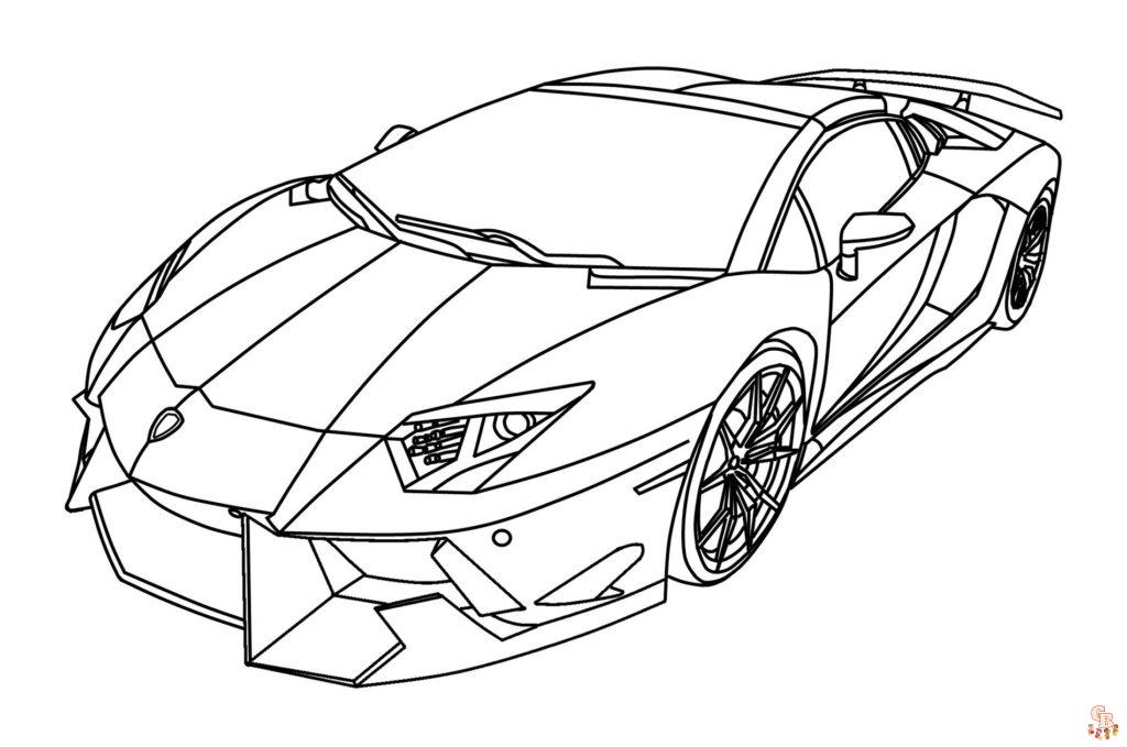 coloriage Lamborghini