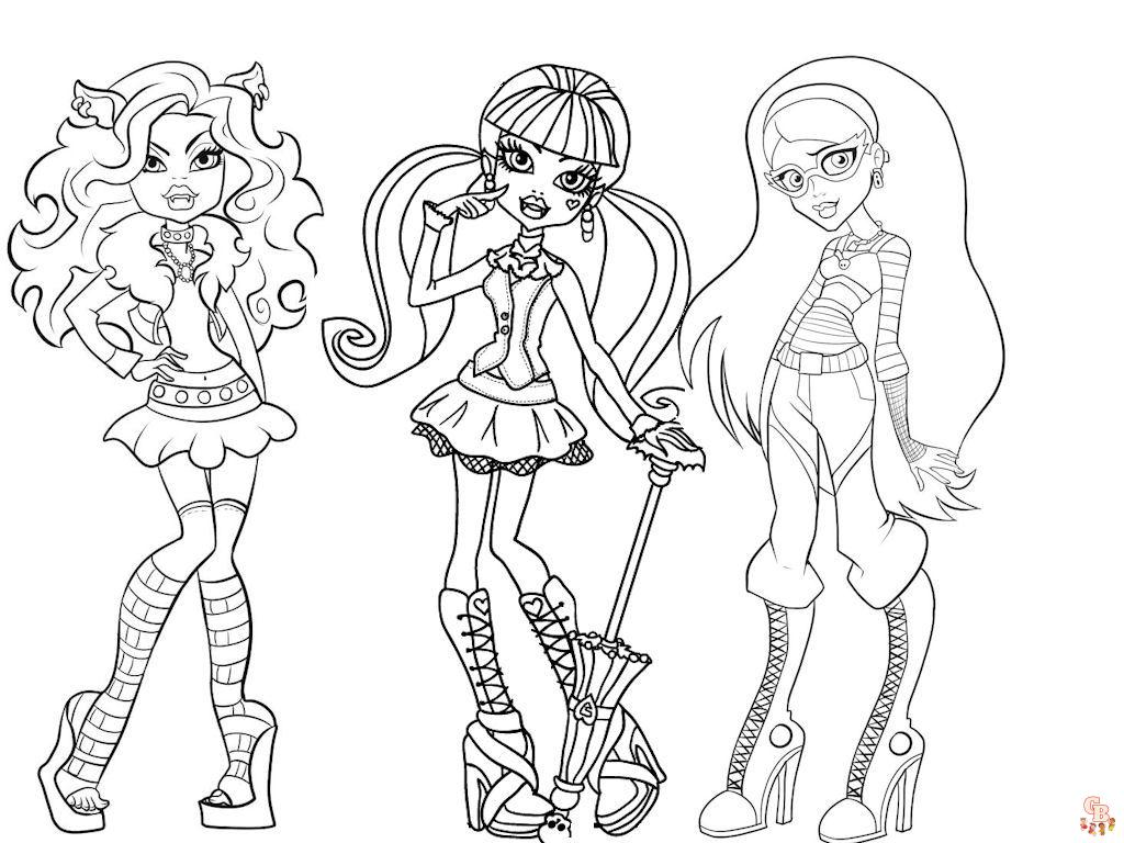 coloriage Top Model