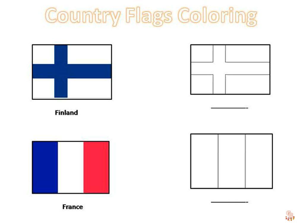 coloriage drapeau