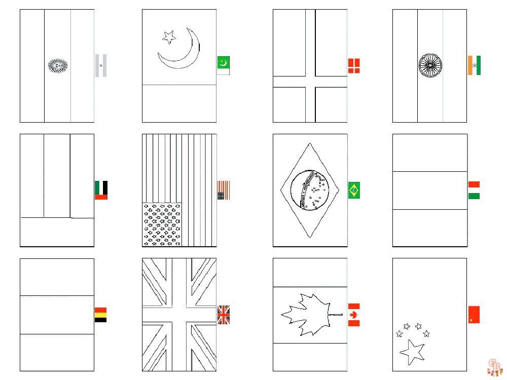 coloriage drapeau