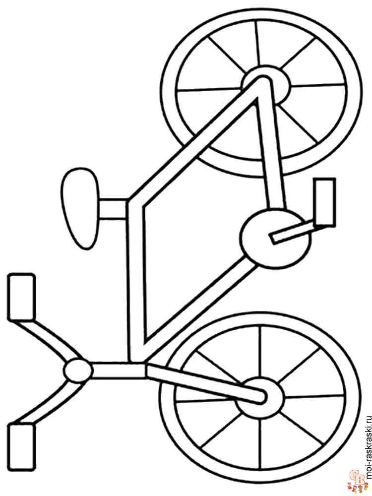 coloriage velo