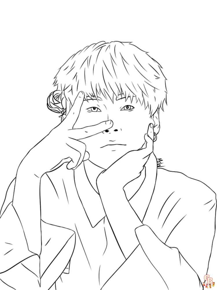 Coloriage BTS