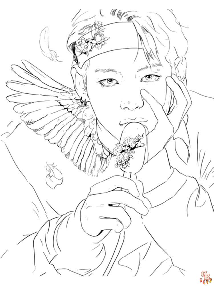 Coloriage BTS