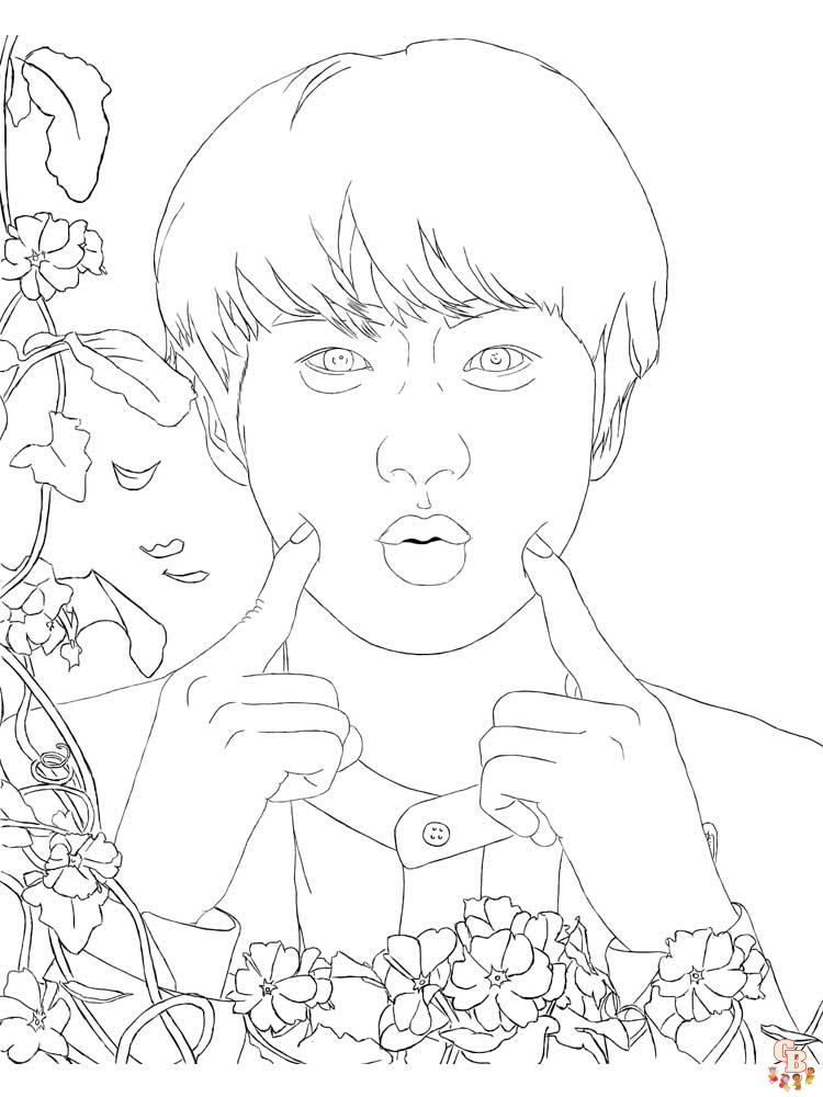 Coloriage BTS