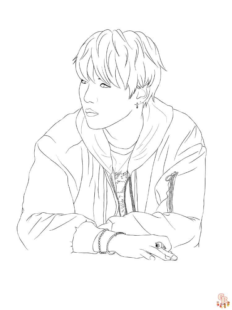 Coloriage BTS