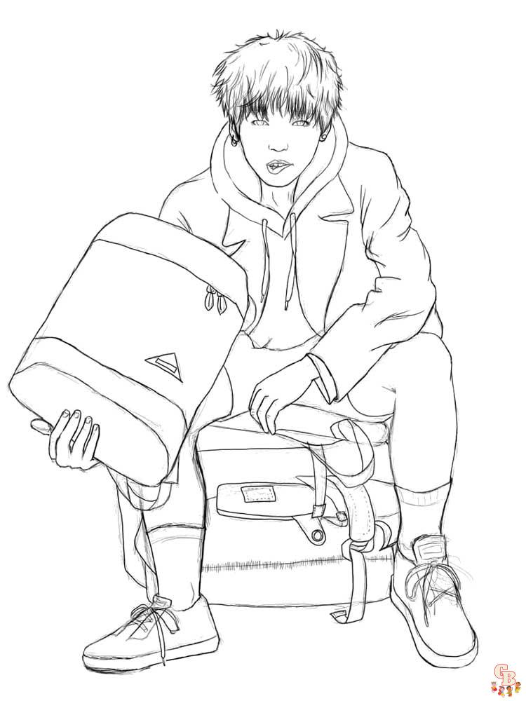 Coloriage BTS