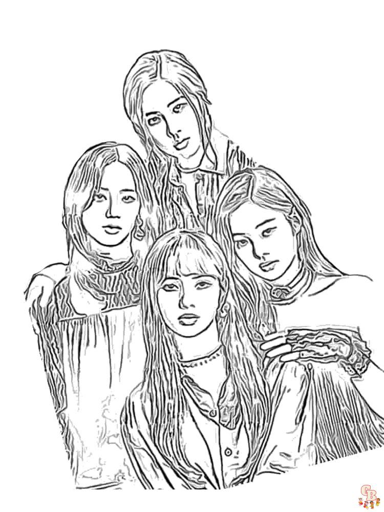 Coloriage Blackpink