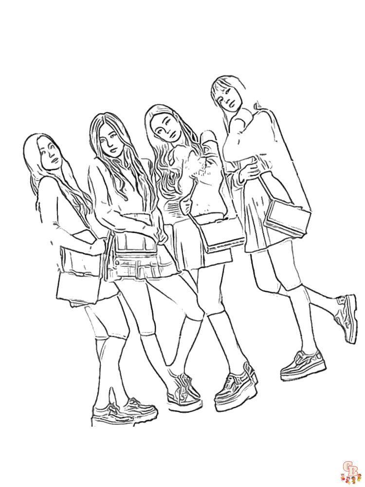 Coloriage Blackpink