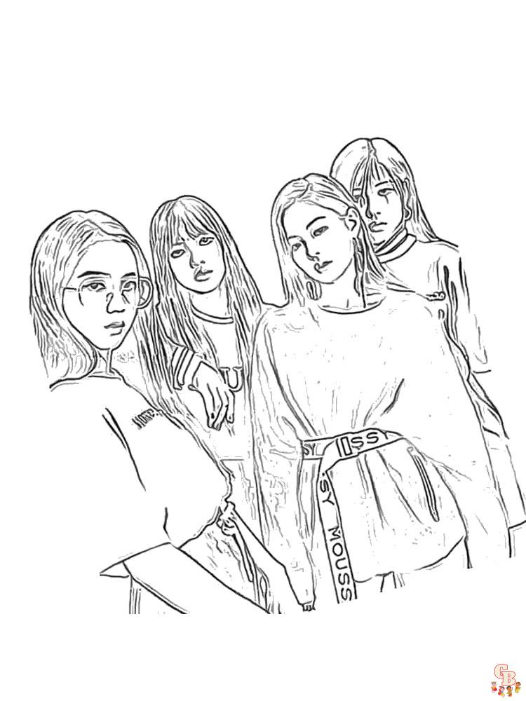 Coloriage Blackpink