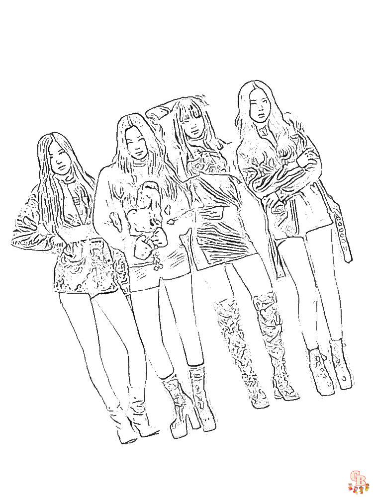 Coloriage Blackpink