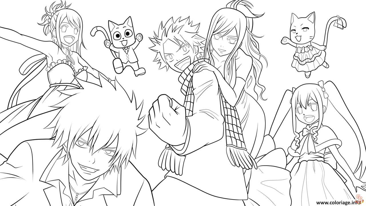 Coloriage Fairy Tail