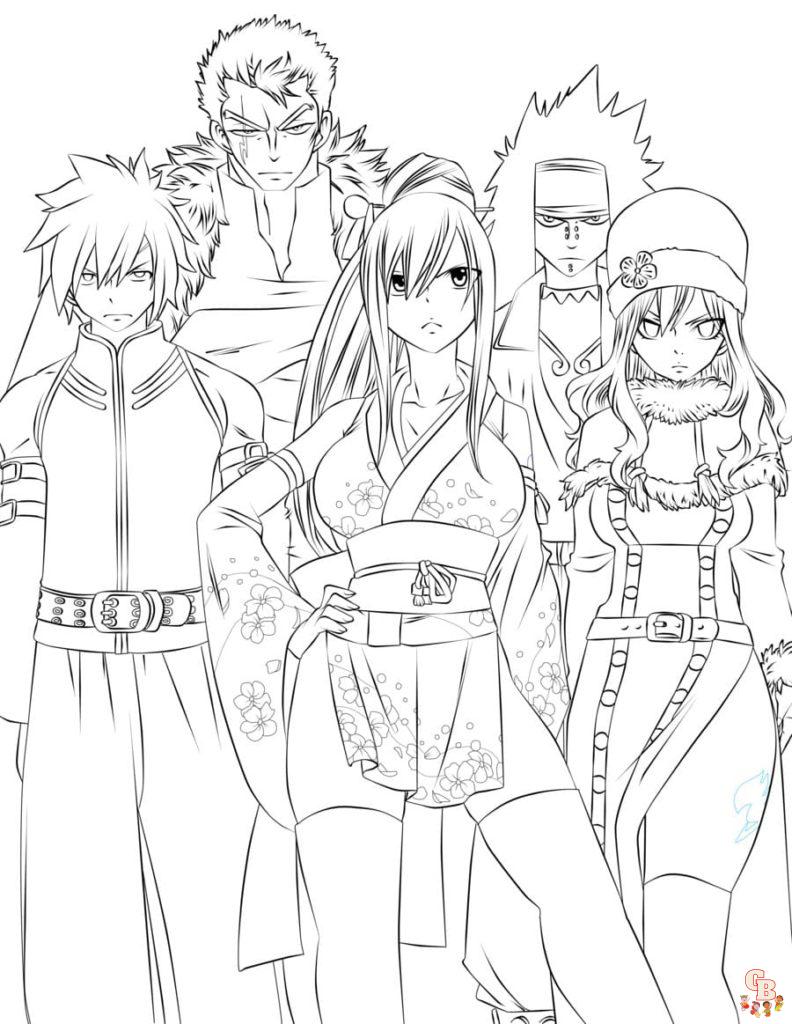 Coloriage Fairy Tail