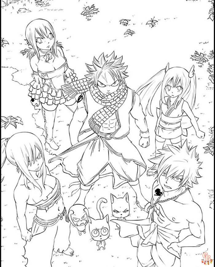 Coloriage Fairy Tail