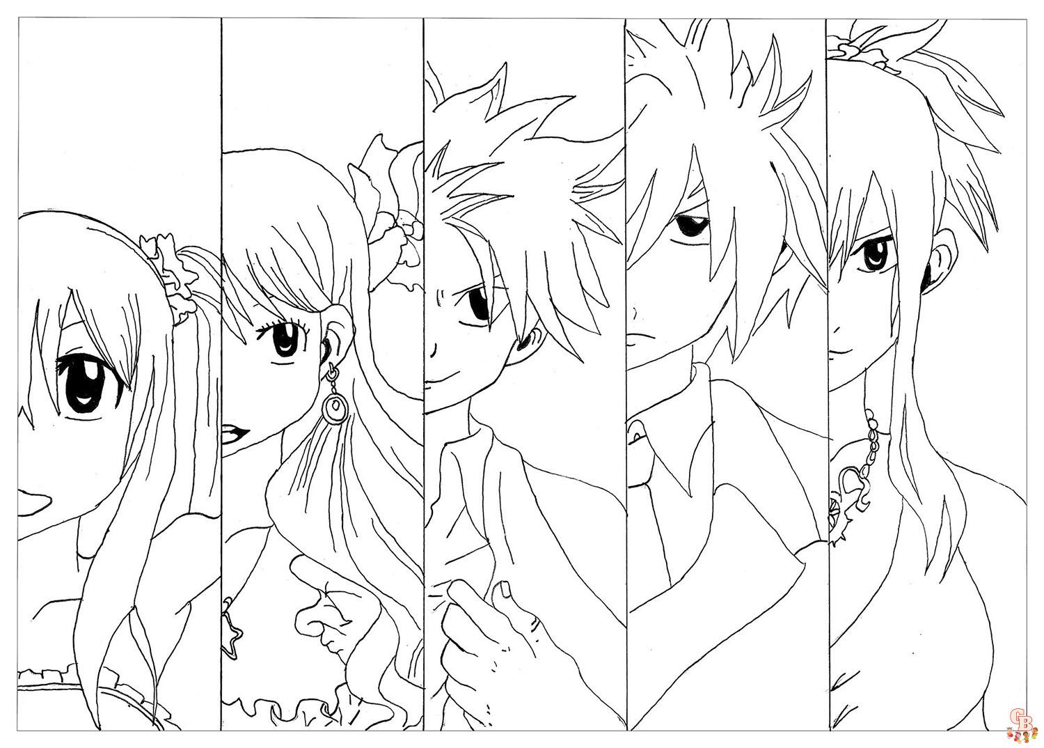 Coloriage Fairy Tail