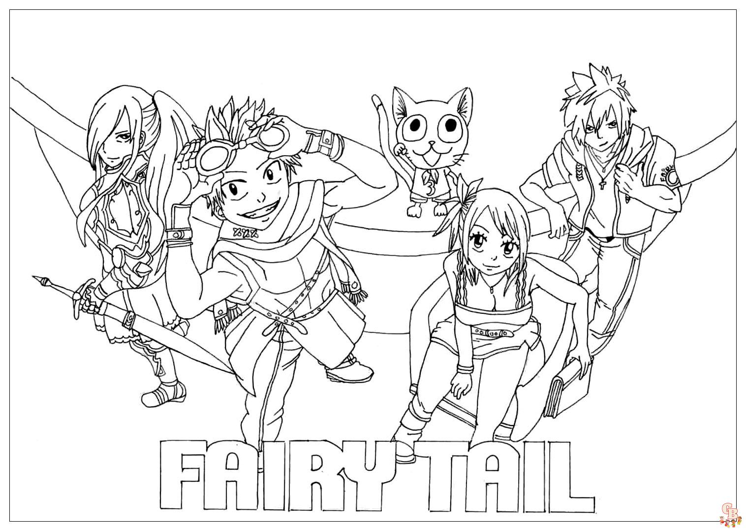 Coloriage Fairy Tail