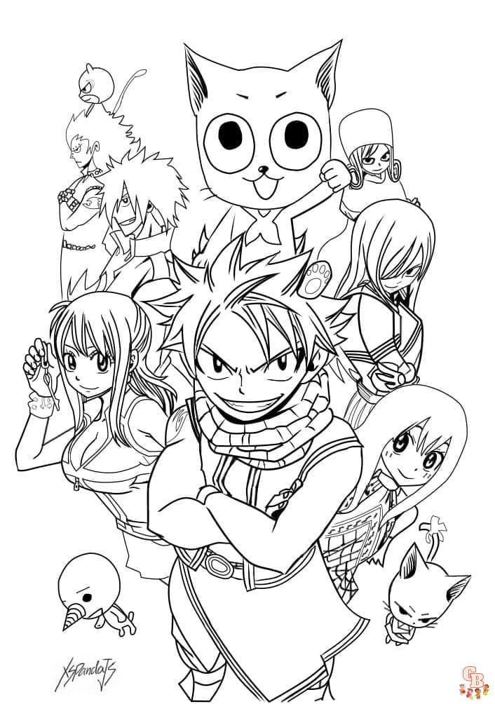 Coloriage Fairy Tail