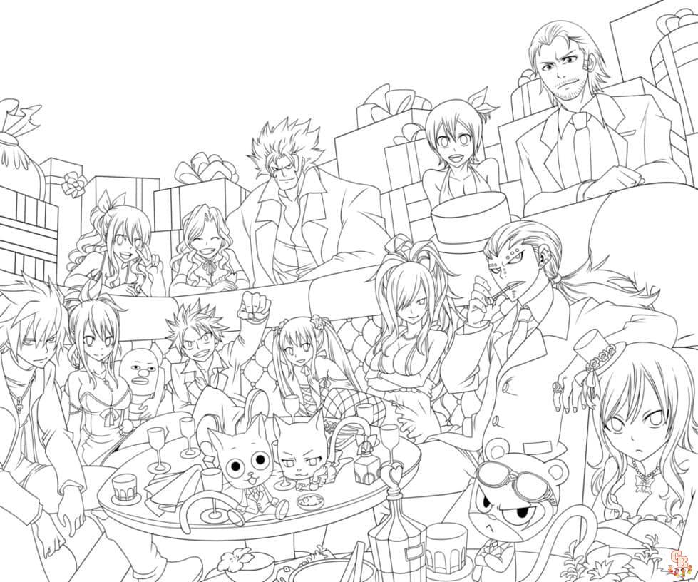 Coloriage Fairy Tail