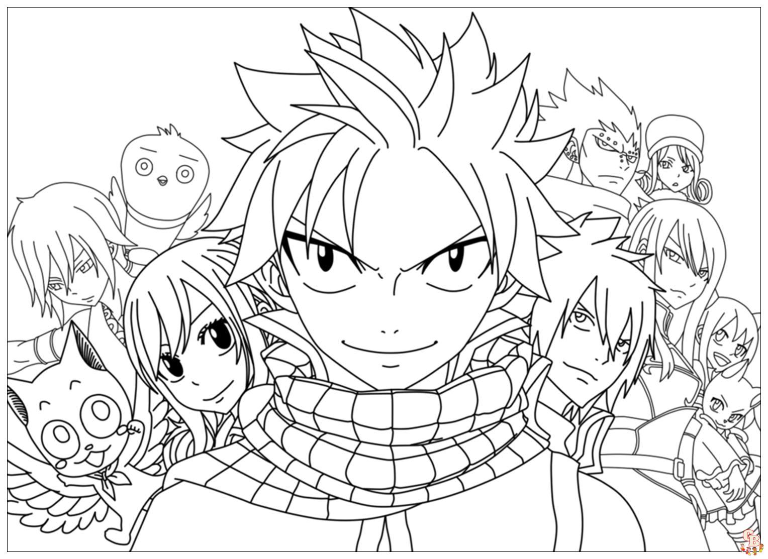 Coloriage Fairy Tail