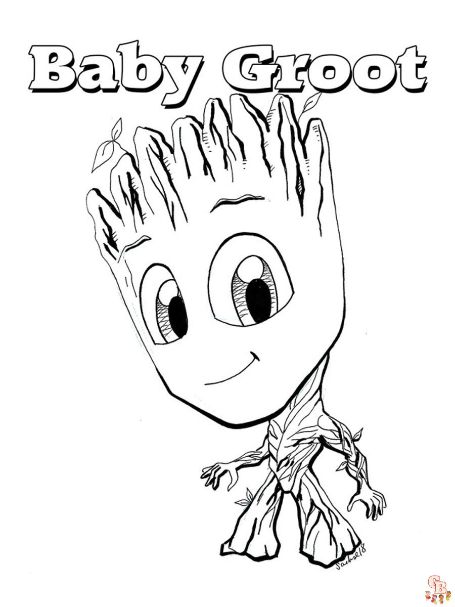 Coloriage Groot