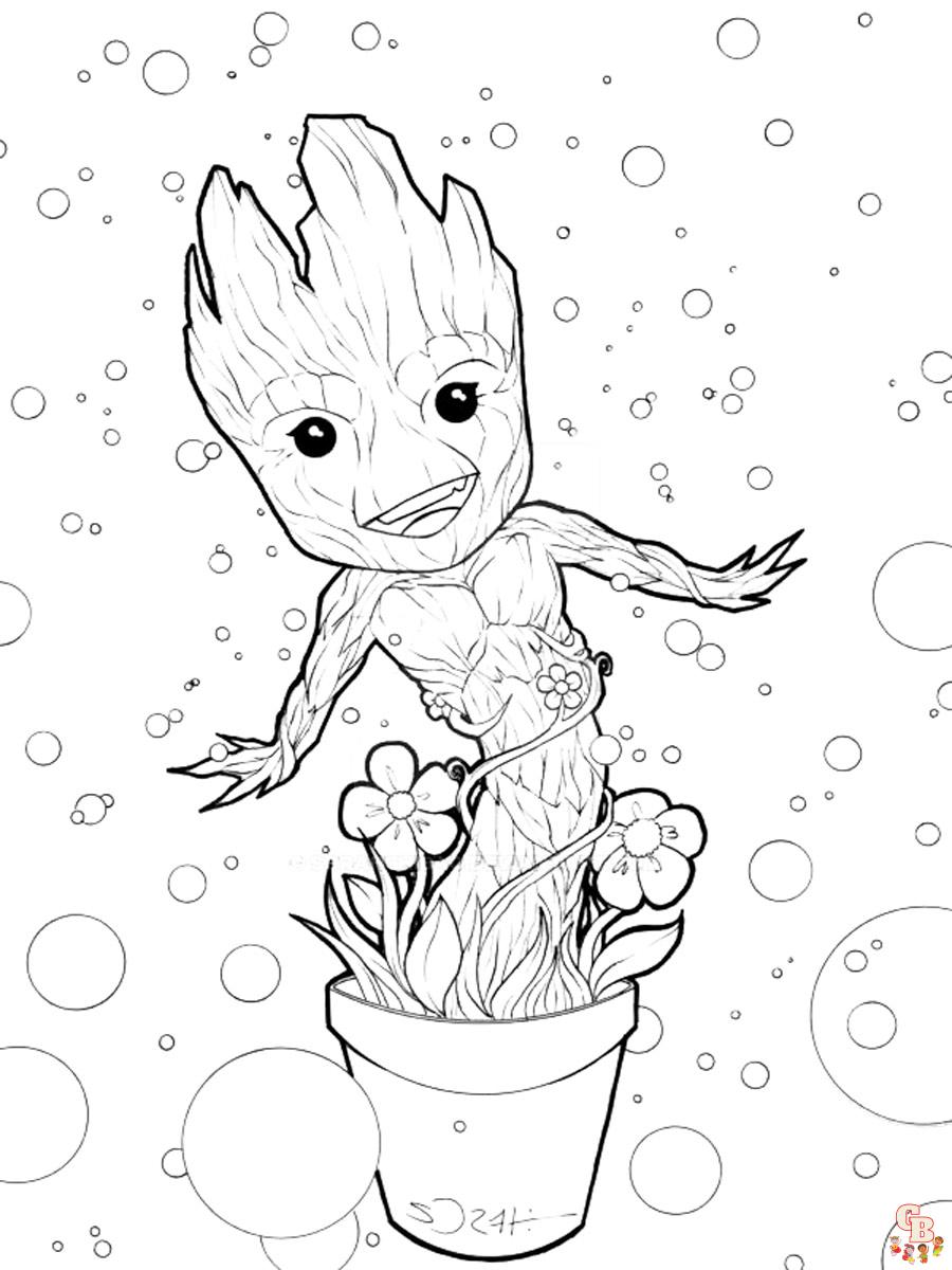 Coloriage Groot