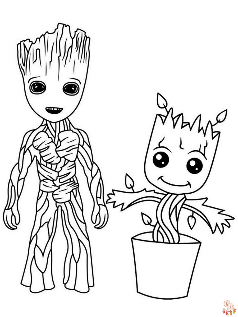 Coloriage Groot